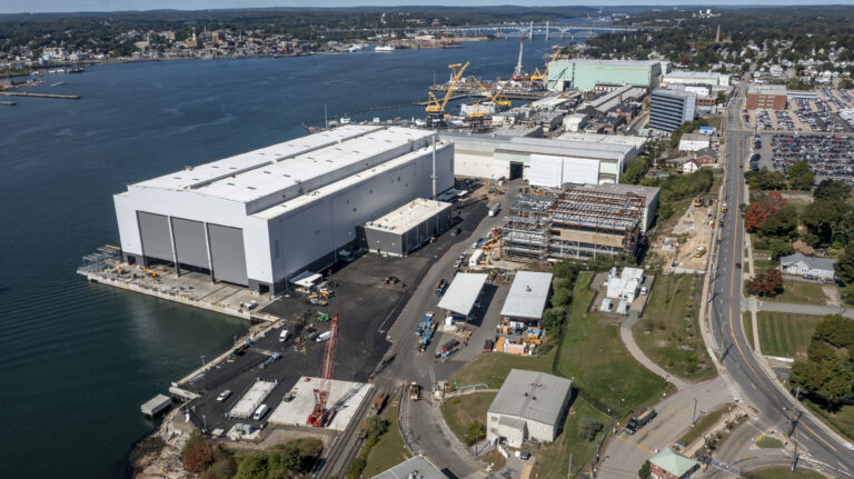 Electric Boat shipyard in Groton Location