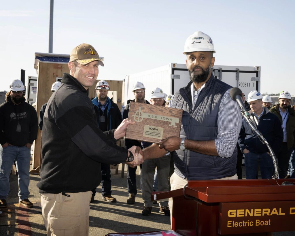 U.S. Navy Accepts Delivery of Future USS Iowa
